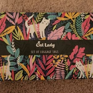 Cat Lady Box Luggage Tags